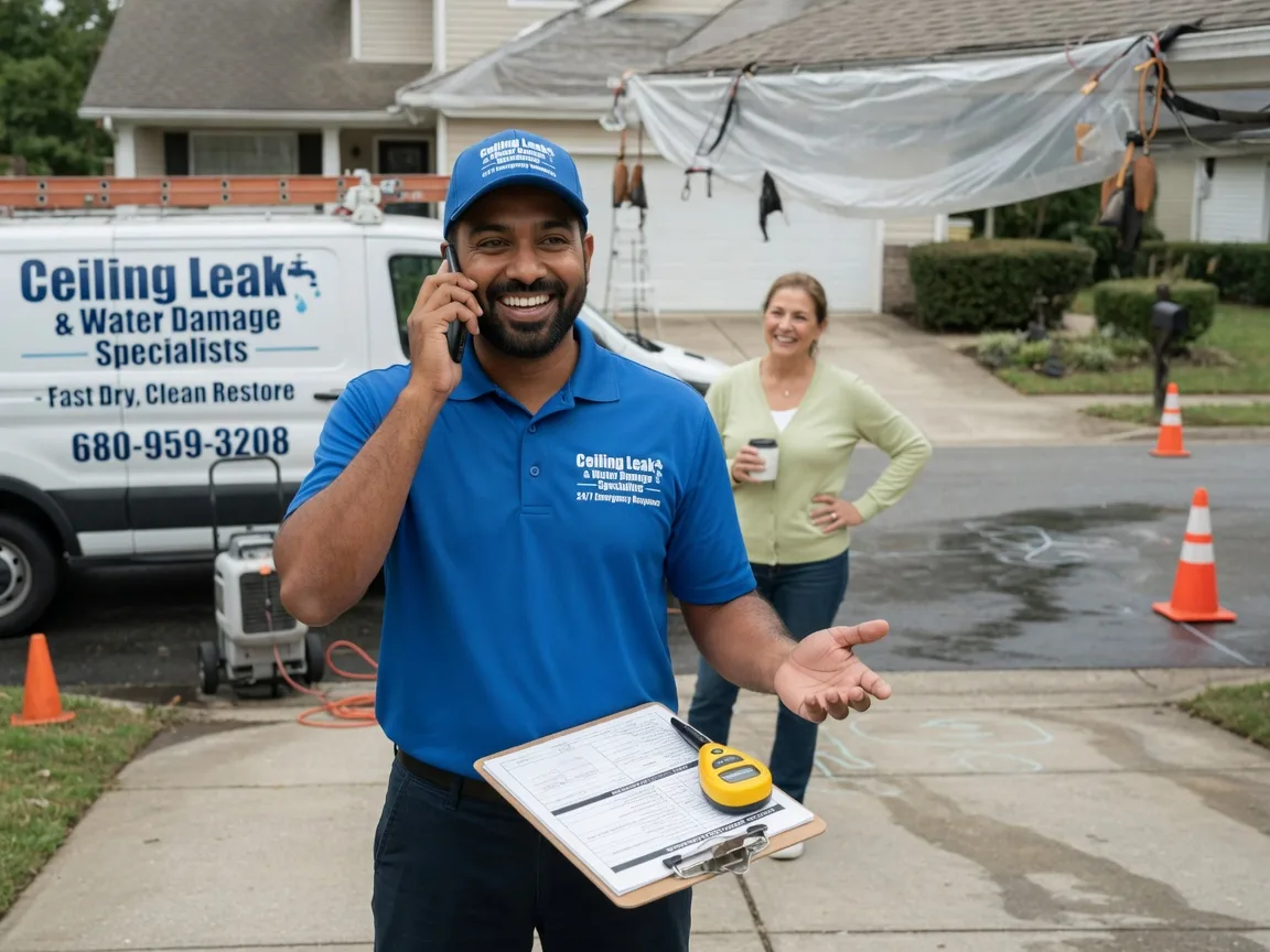 Ceiling Leak Cleanup Butler, IN FAQs